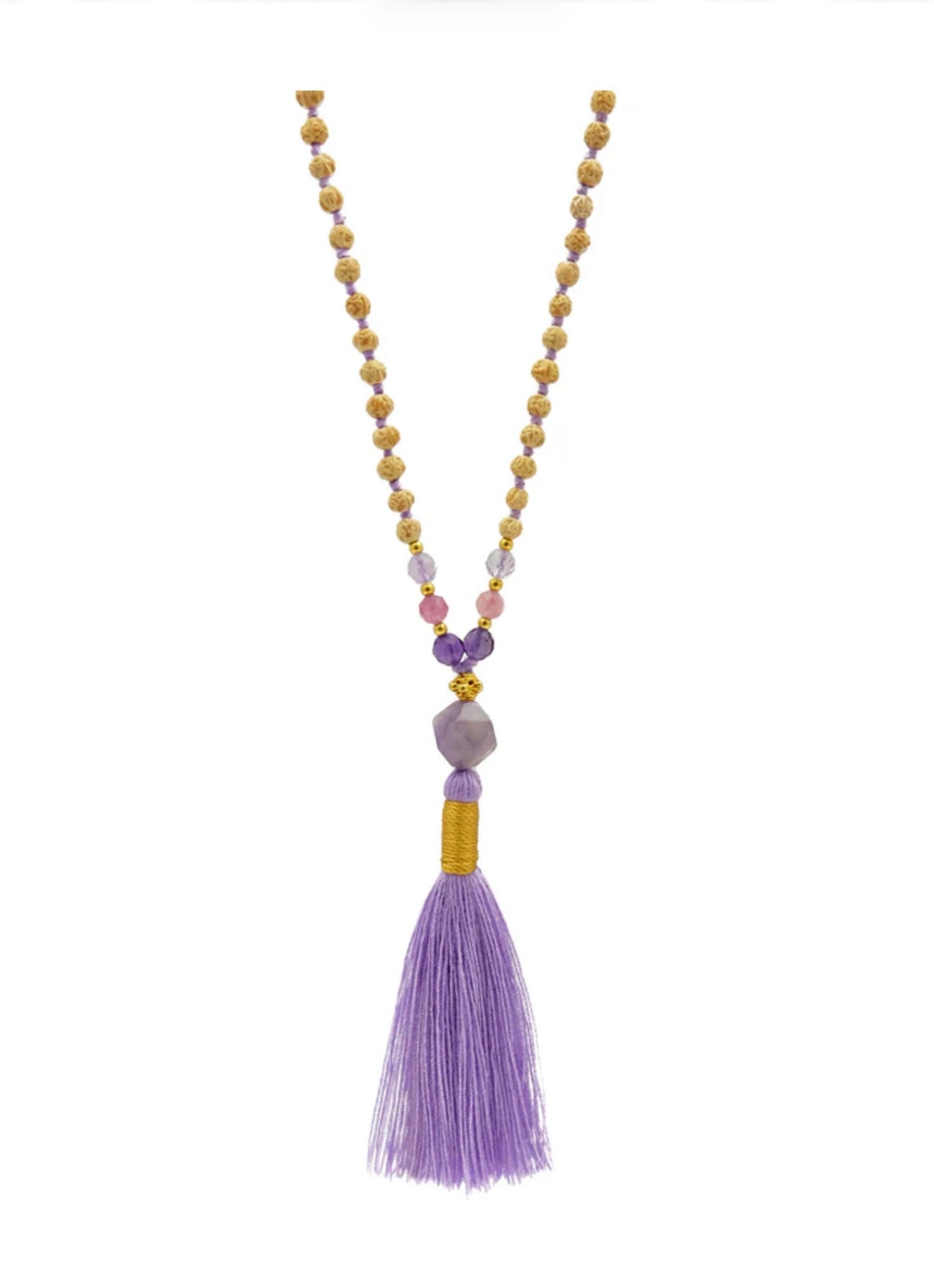 Lavender Heart Mala
