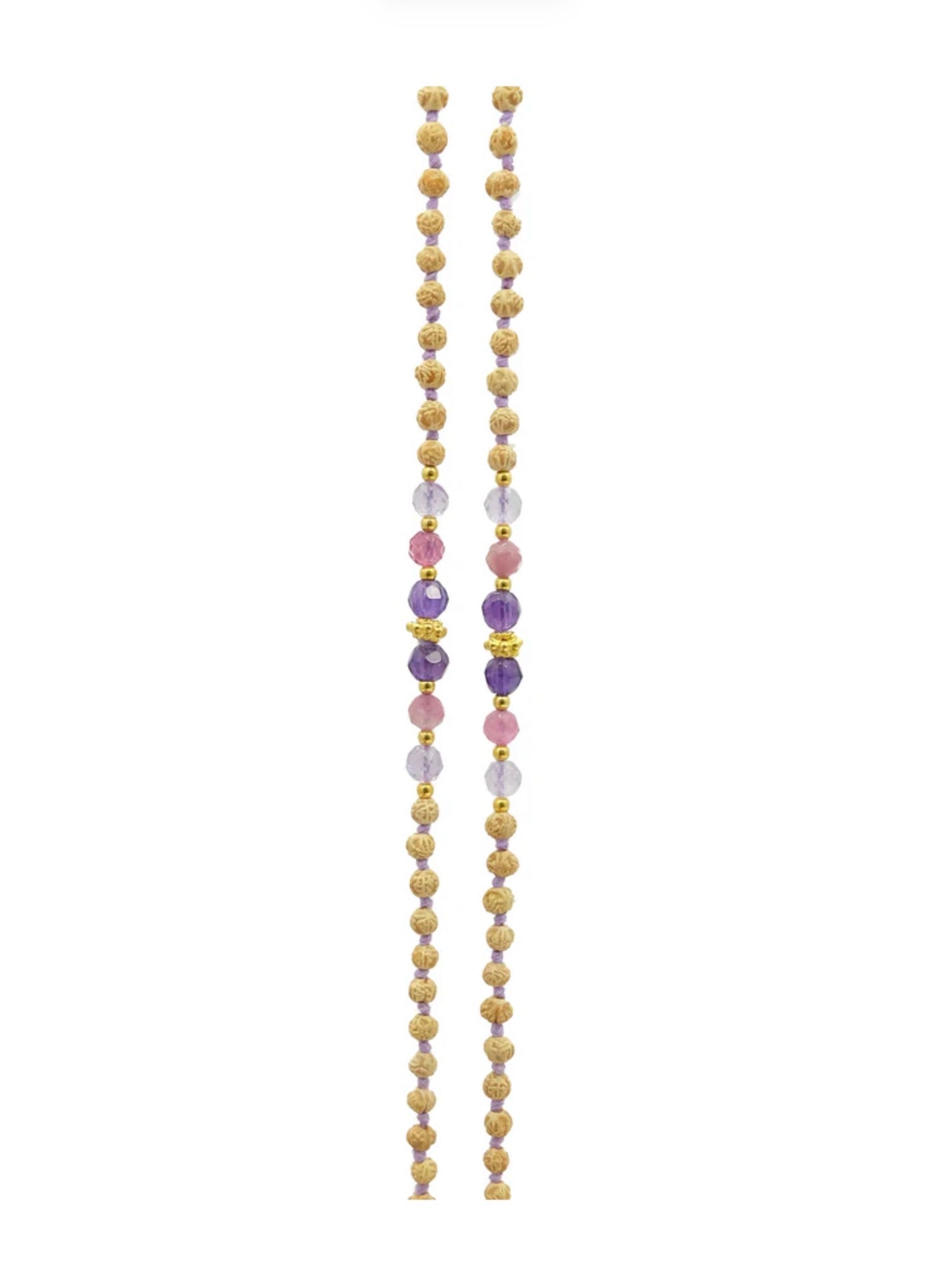 Lavender Heart Mala