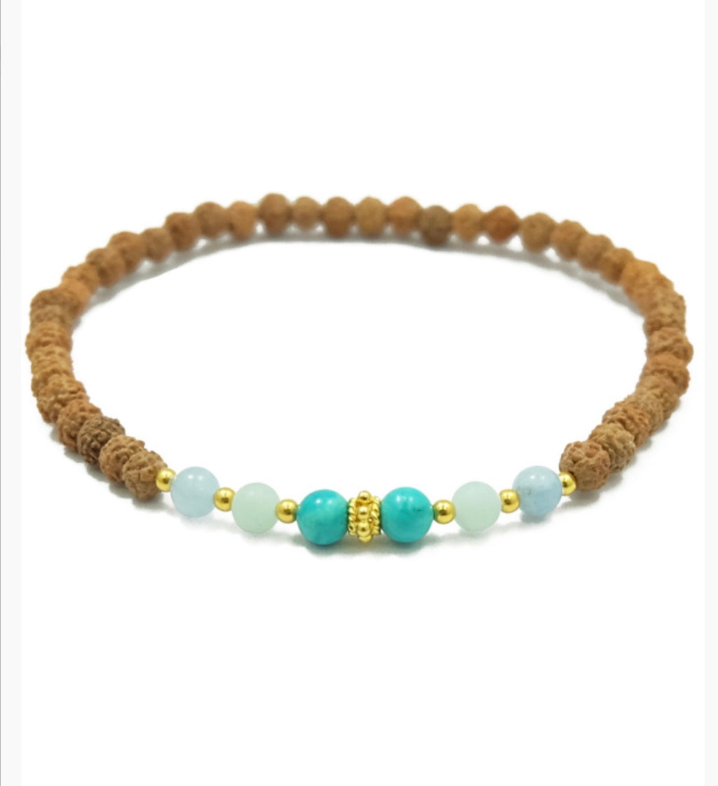 Aum Turquoise Harmony Bracelet